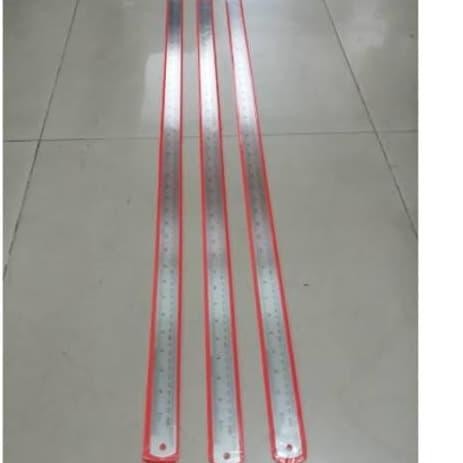 

siap kirim penggaris besi 100cm/garisan/ruler/mistar besi/penggaris stainless 1m