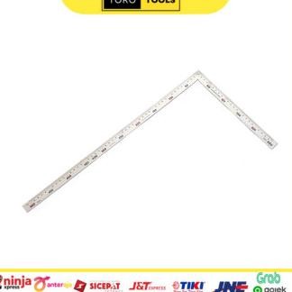 

siap kirim penggaris siku stainless steel besi l garisan pengukur metrik