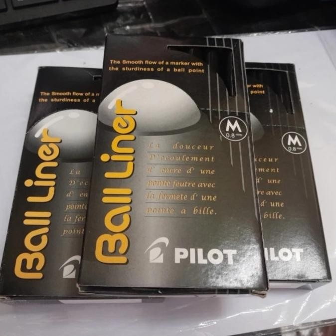 

Tersedia Pulpen Pilot Ball Liner 0.8Mm Ballpoint Pilot Ball Liner Satu Lusin