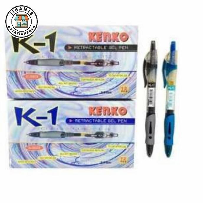 

Tersedia Pulpen / Gel Pen / Pena Kenko K1 / 0.5 Mm / 1 Box 12 Pcs - Hitam