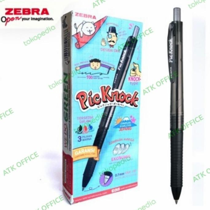 

Tersedia Pulpen Zebra Picknock Selusin (12Pcs)