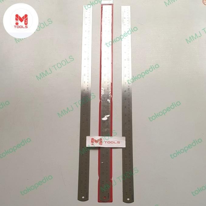 

siap kirim penggaris besi 60cm tebal kenko - penggaris baja 60cm - mistar baja