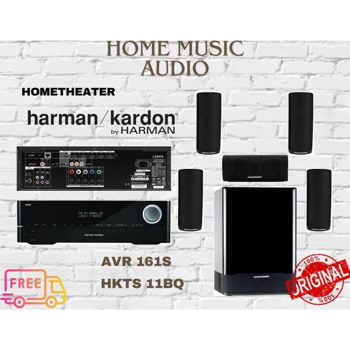 Terlaris Hometheater Harman Kardon Hkts 11Bq Avr 161S Home Theater Avr-161S Hkts11 Bq Original