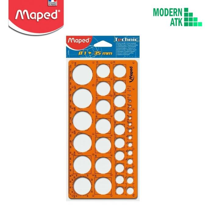 

siap kirim maped ruler circle templates penggaris lingkaran