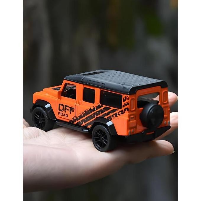 Murah 11 CM Skala 1:43 Miniatur Diecast Alloy Mobil Pull Back Brabus Hummer Rubicon Wrangler Mainan 