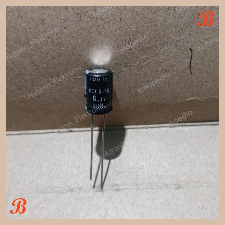 [MRD] 5997 KAPASITOR ELCO 1000UF 1000 UF 6.3V 6,3V 6V3 6.3 6,3 VOLT NIPPON