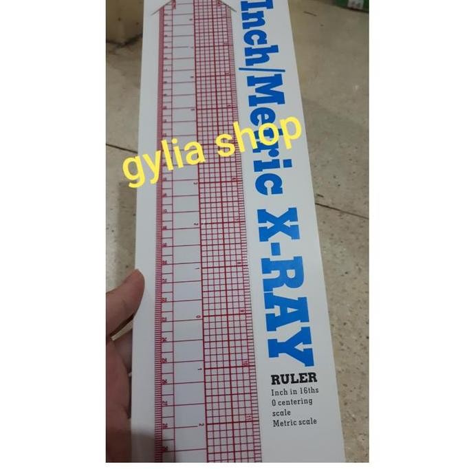 

siap kirim penggaris pola / skala plastik-inch / metric ruler 45 cm/ 18 " b -95