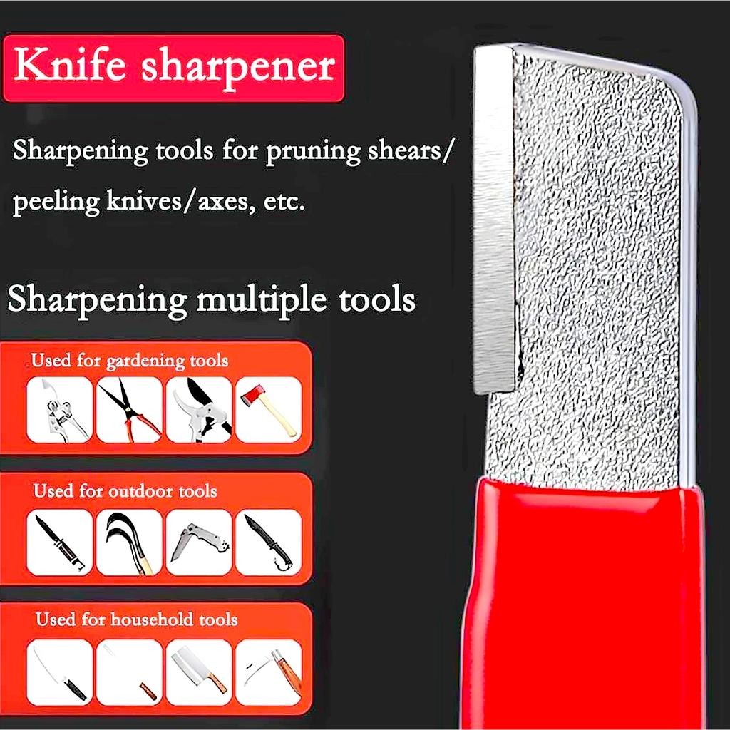 Asahan Alat Pengasah Asah Penajam Rautan Pisau Saku Gunting Kampak Kapak Kikir Gergaji Mini Portable