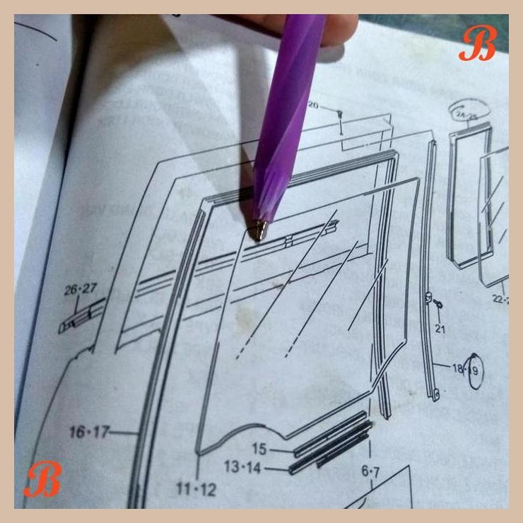 [AVP] PELIPIT PINTU LUAR BELAKANG APV