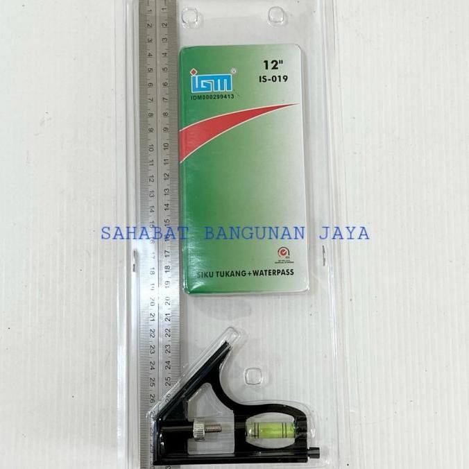 

siap kirim sikon tukang/siku tukang/penggaris siku tebal igm waterpass