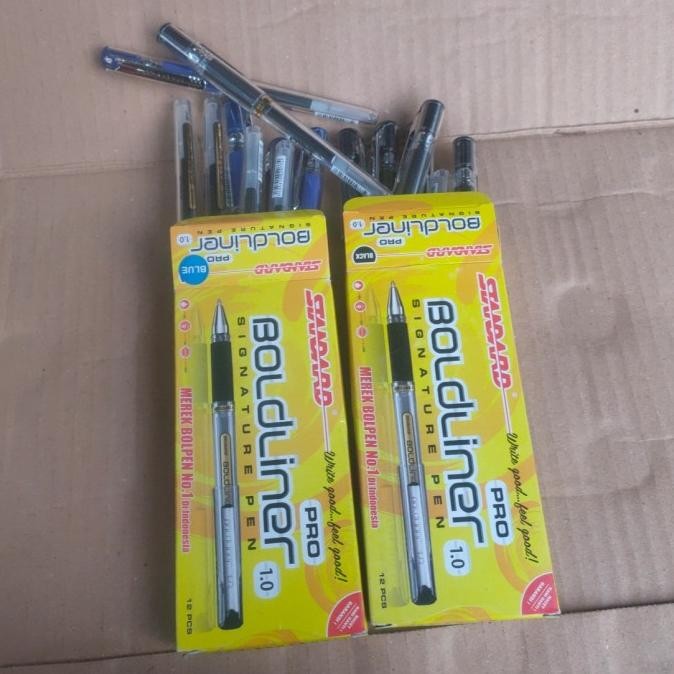 

Tersedia Pulpen Boldliner Pro 1.0 Mm Ballpoint Standard Boldliner Pro
