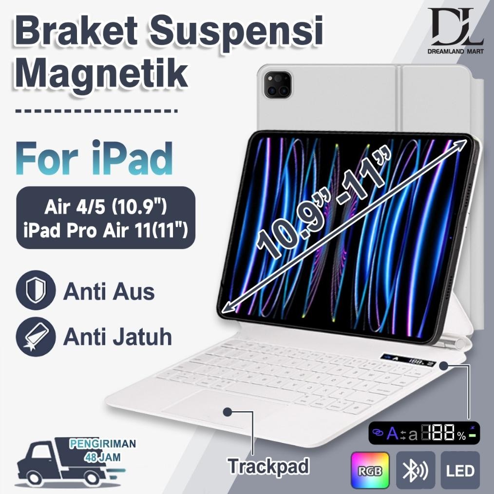 Magic Keyboard Case For IPad Pro11/iPad Pro 11 iPad Case Floating Cantilever Keyboard