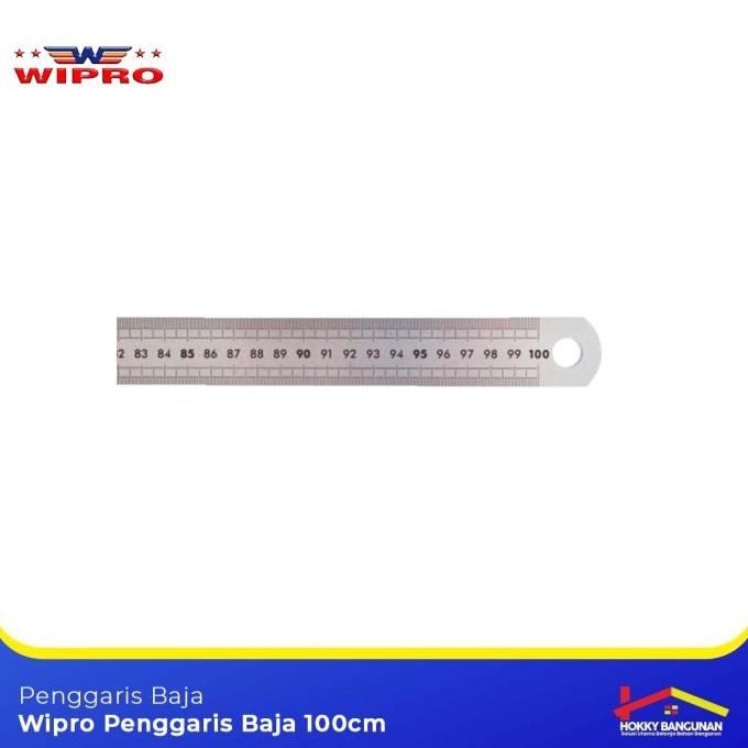 

siap kirim wipro penggaris baja 100cm