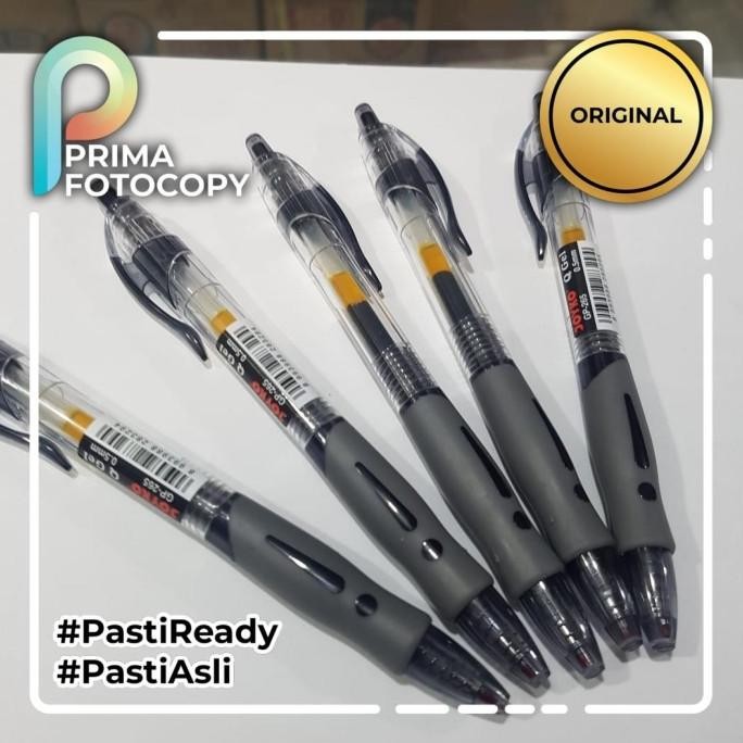 

Tersedia Paket Bundling Pulpen Joyko Q Gel Hitam Biru Anti Macet Asli Original