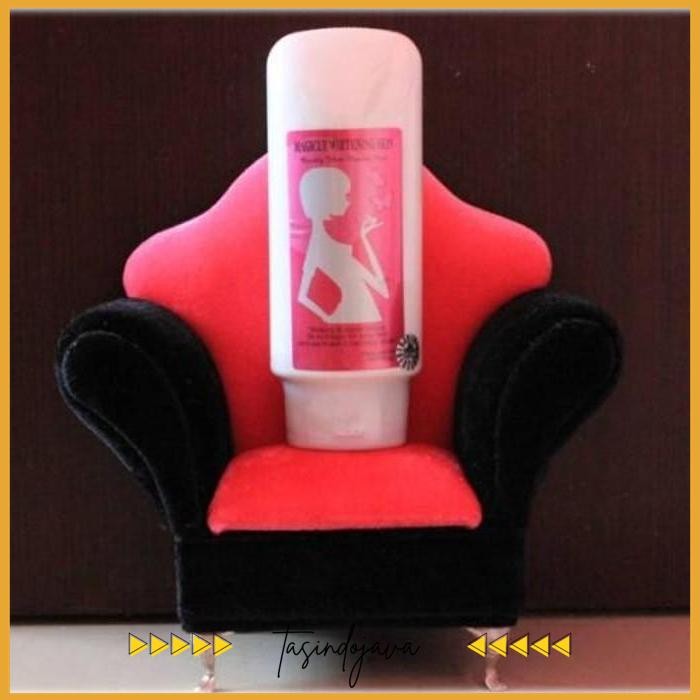 MILKY DRESS TANPA BILAS - BLEACHING MAGICLY WHITENING SKIN (BOTOL) BEST SELLER