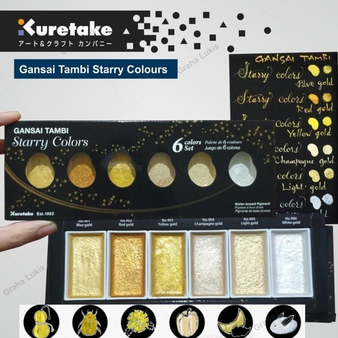 

TERBARU - Kuretake Gansai Tambi Starry Colours