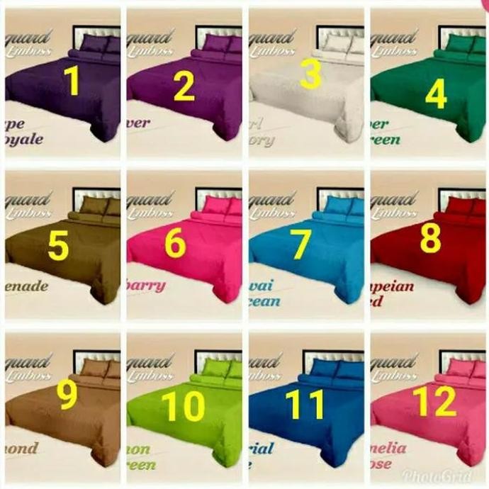 Sprei Polos Emboss 90x200 Single / Seprei Polos 90 Single / Sprei