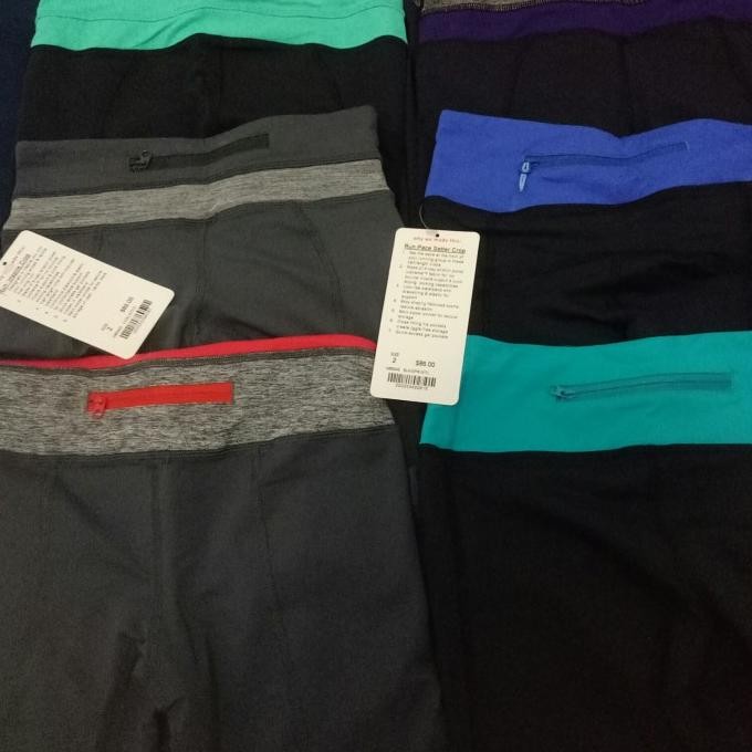 celana lululemon training wanita panjang,sisa export