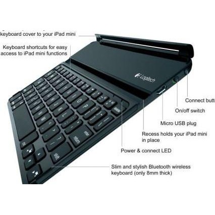 logitech ipad keyboard mini for ipad mini