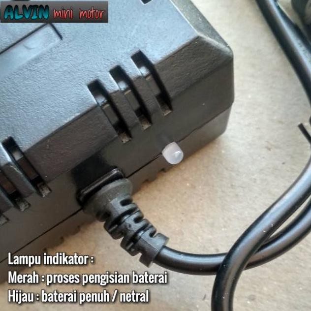 Premium Charger 24V Skuter Elektrik Mr.Jackie S899 S898 Scoopy Electric E-Scooter Selis Cas Casan Mr