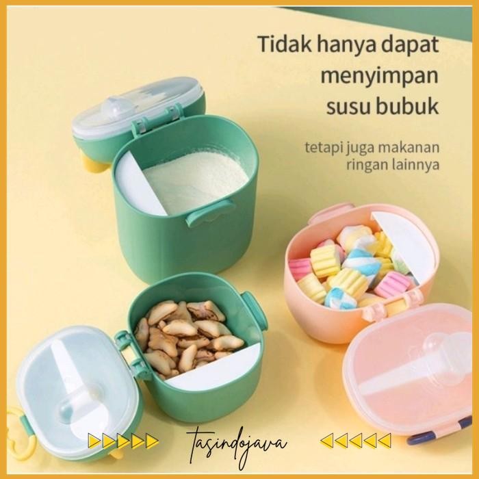 KOTAK SUSU 800ML DINO - DINO KOTAK SUSU TEMPAT PENYIMPANAN SUSU BUBUK KUALITAS TERBAIK