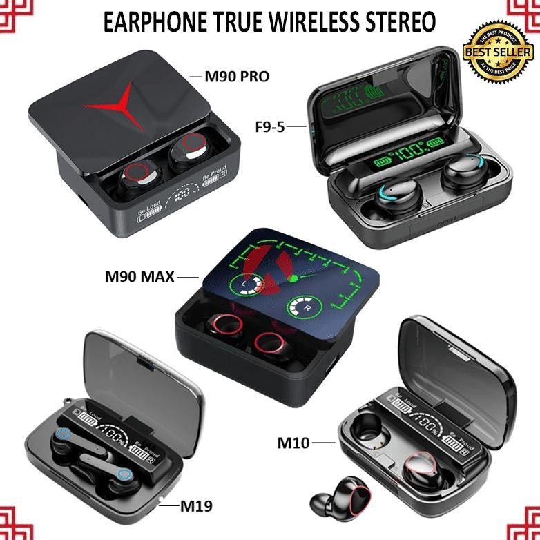 Akn Headset Bluetooth Tws Wireless Stereo Gaming M10/F9-5/M19/M90 Max/M90 Pro/M30 Pro Handsfree