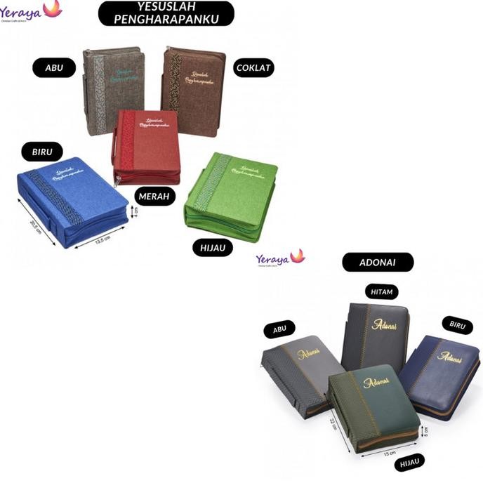 

Sampul Alkitab + Sampul Kidung Jemaat Sedang Sarung Cover Tas Buku murah