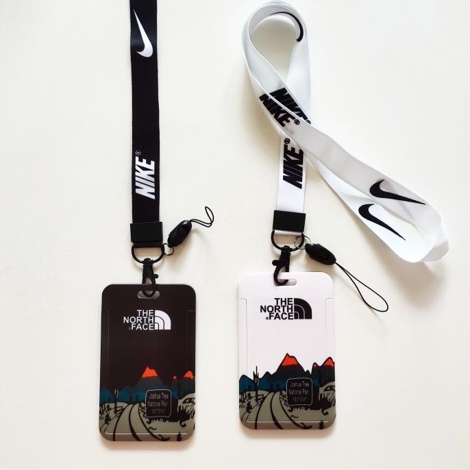

READY ID Card Holder Name Tag Lanyard / Kalung Wadah Kartu The North Face NEW