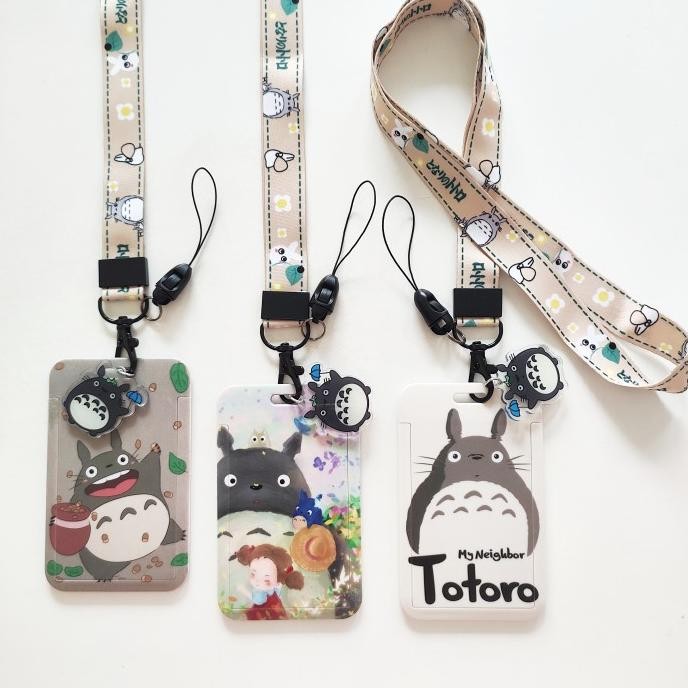 

READY ID Card Holder Name Tag Lanyard / Kalung Kartu Totoro Studio Ghibli 2 NEW