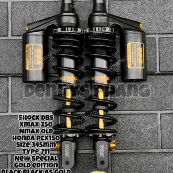 shock dbs 711 premium 310/345mm g-series cnc motor aerox,nmax,xmax TERBAIK