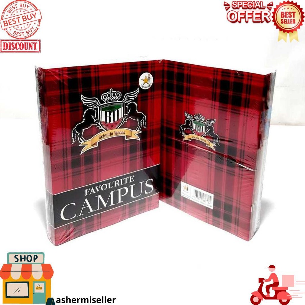 

Harga Grosir (10Buku) Buku Tulis Favourite Campus 36 Lembar Panjang D Promo Puncak