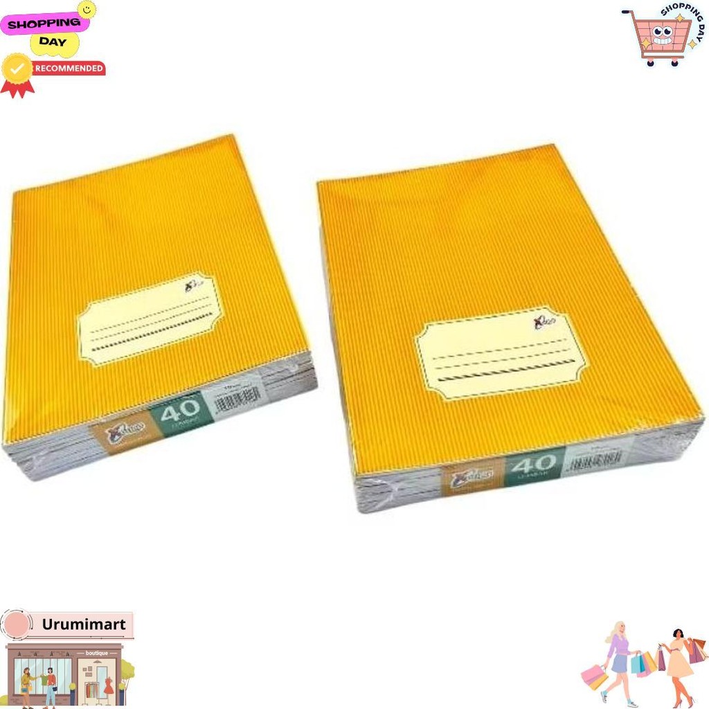 

Buku Tulis Kwarto Xpulp 40 Lembar/10 Buku D Cod