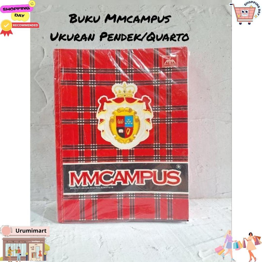 

(10 Pcs) Buku Tulis Quarto Pendek Mm Campus 38 Lembar D Best Seller