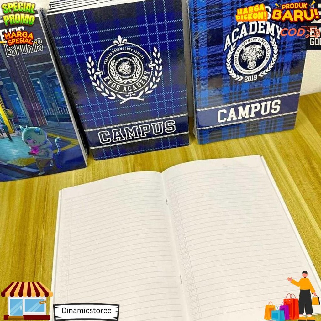 

[5 Buku - 42 Lembar] Buku Besar / Boxy - Evos Academy Campus - 42 Lembar D Gratis Ongkir