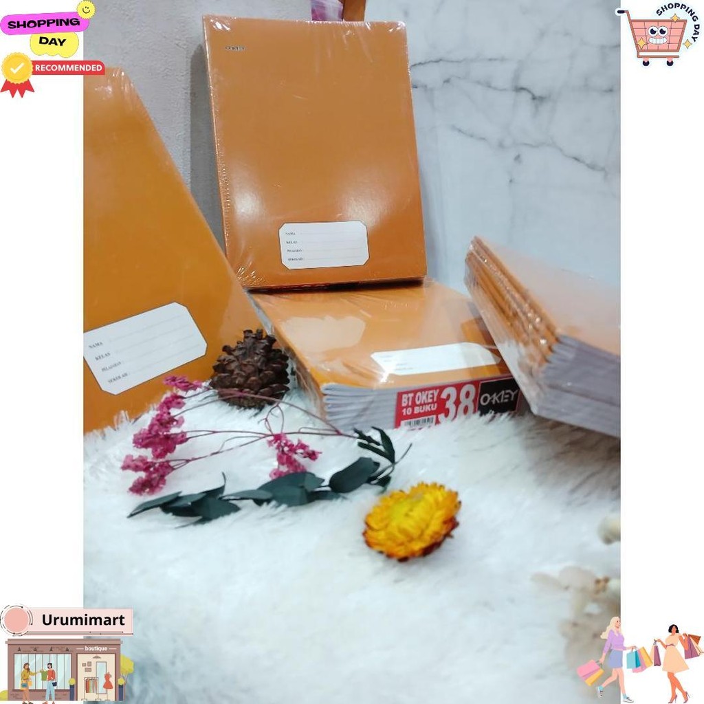 

(10Pack) Buku Tulis 38 Lembar Sampul Coklat Premium-Buku Tulis 38 Halaman D Sale