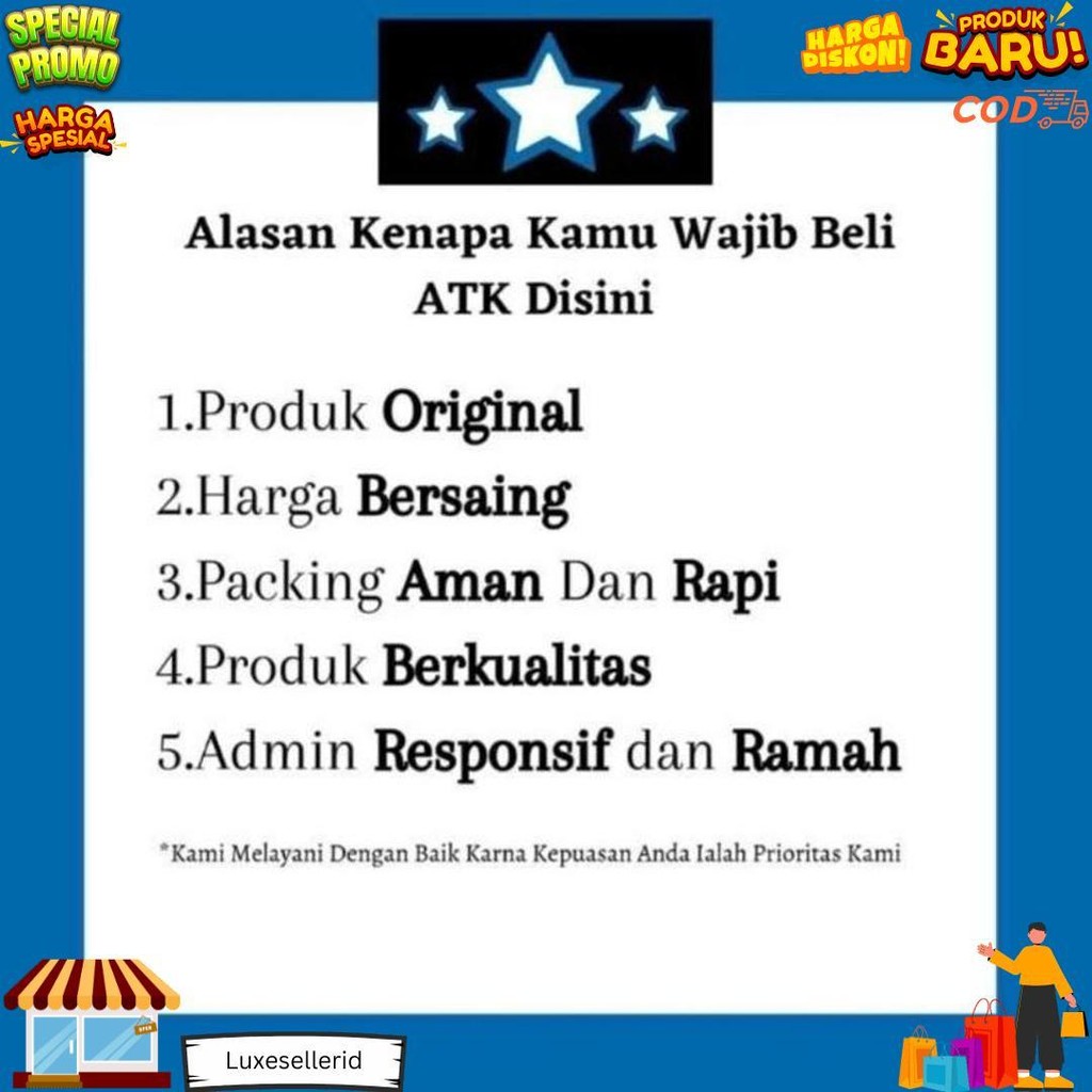

Buku Tulis Sinar Dunia 38 Lembar ( 1Pak/10Buku ) D Promo Puncak