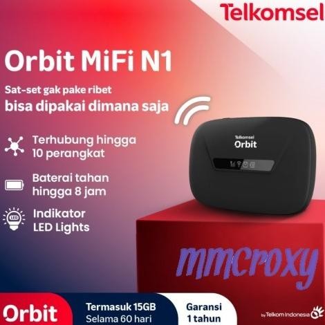 Telkomsel Orbit Mifi N1 Mini Portable Modem Wifi 4G LTE HKM M21