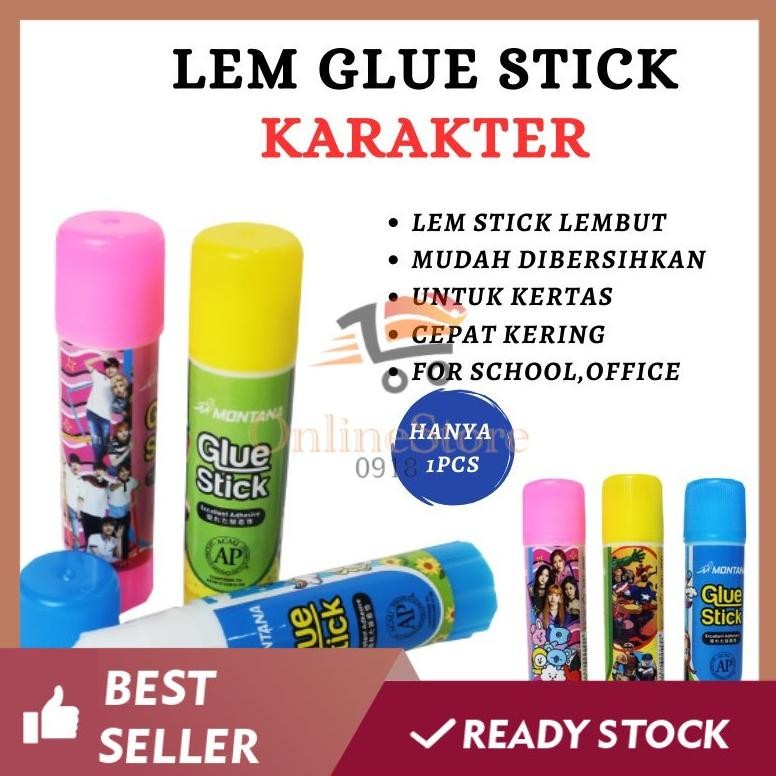 

OS -F205- Glue Stik Montana / Lem Batang / Lem Kertas Karakter