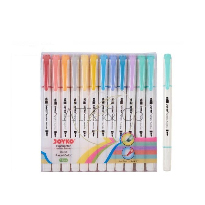 

Baru Highlighter Joyko HL-55 - Highlighter Joyko Pastel Color HL-55