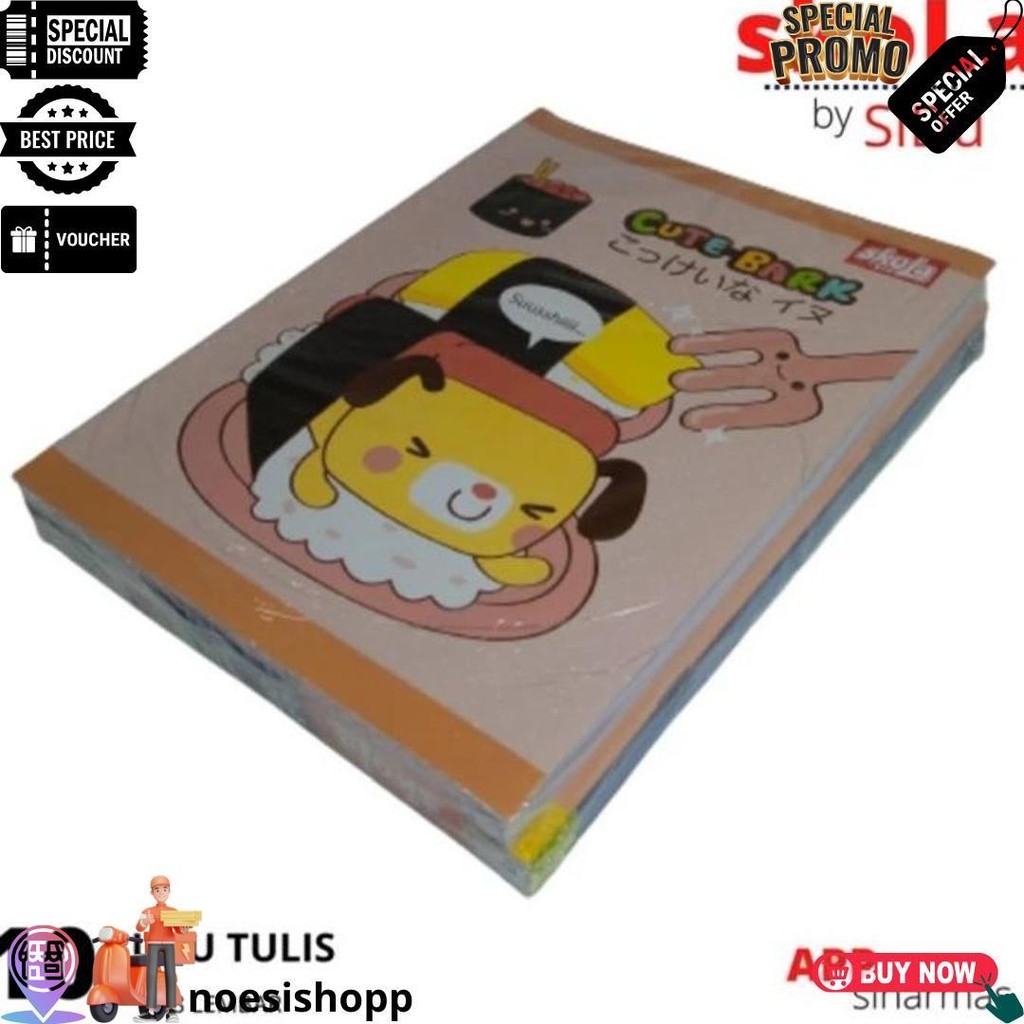 

Buku Tulis Skola By Sidu 38 Lbr, Per Pack Isi 10 D Termurah