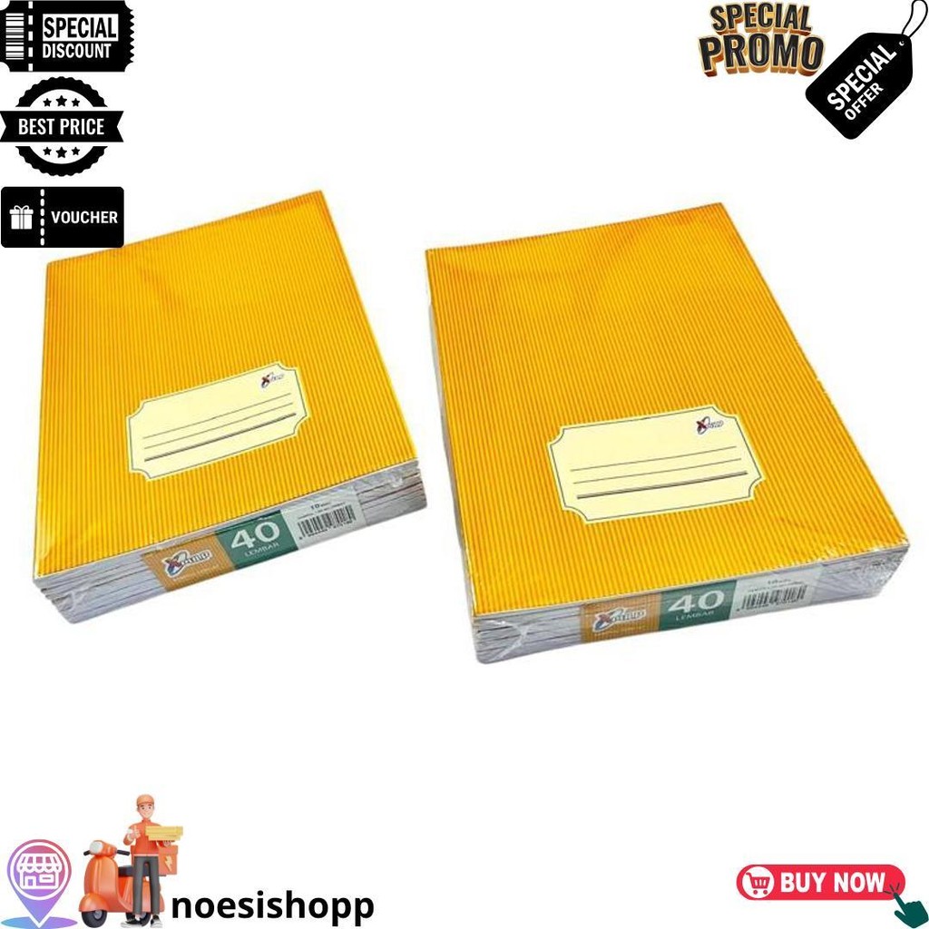 

Buku Tulis Craft X-Pulp 40 Lembar/10 Buku D Best Seller
