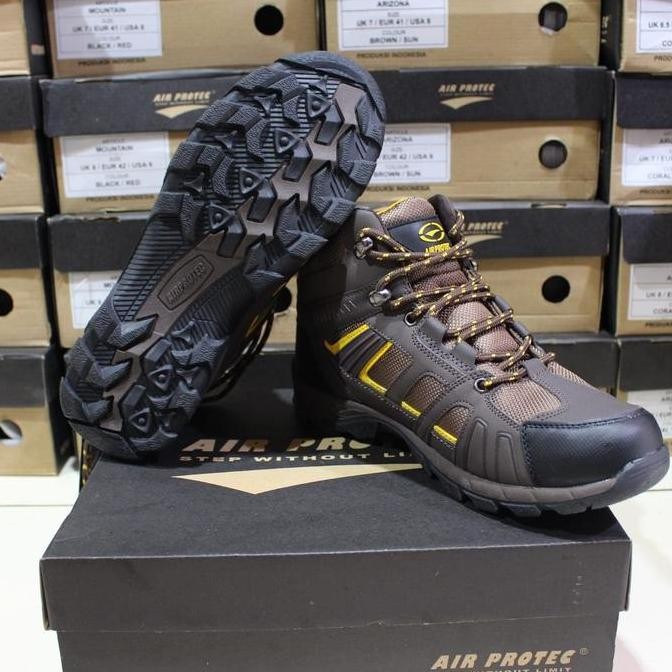 sepatu gunung waterproof air protec arizona outdoor hiking boots