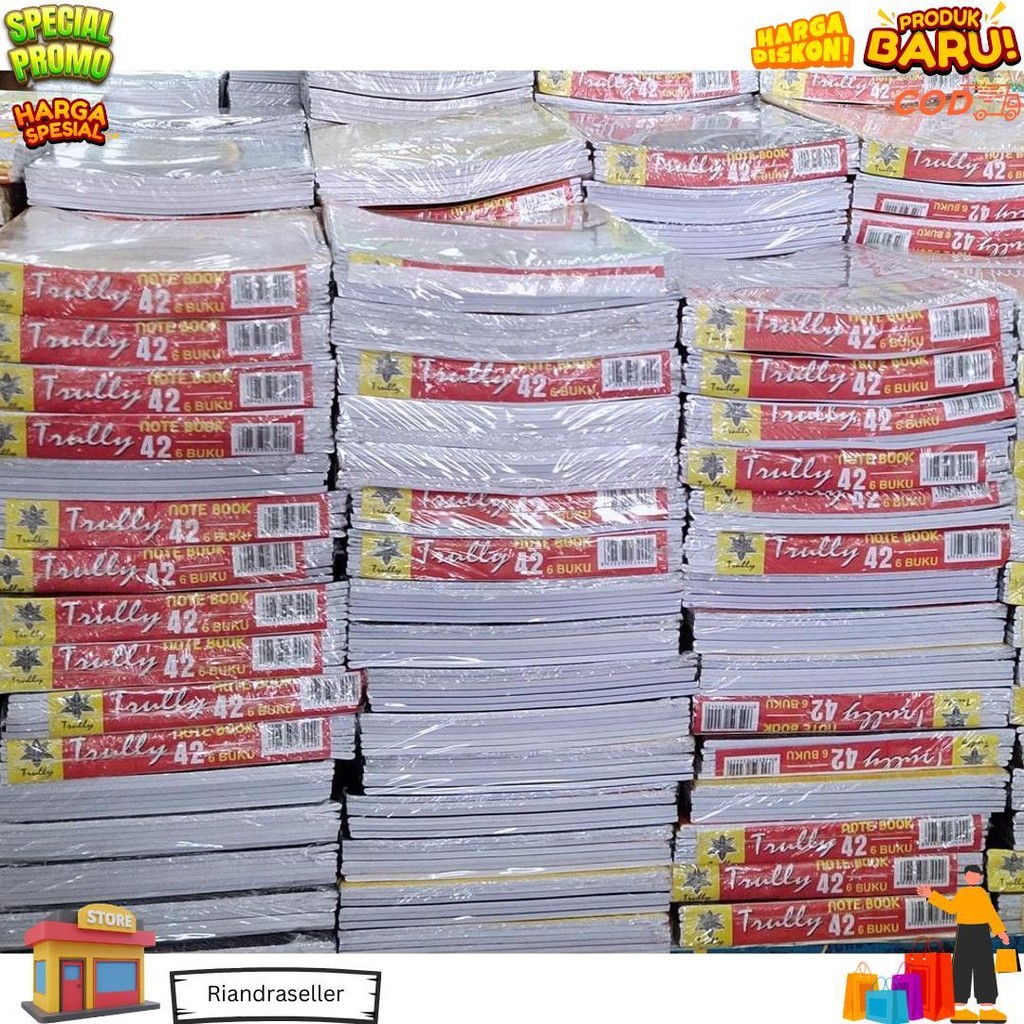 

(Pak) Buku Tulis Trully / Buku Tulis Isi 42 Lembar Trully / Buku Tulis Murah D Sale