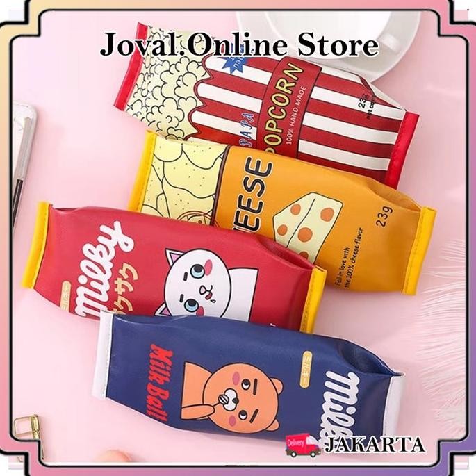 

''Terlaris" Pensil Model Bungkus Snack Lucu Unik / Kotak Pensil Lucu Unik Murah