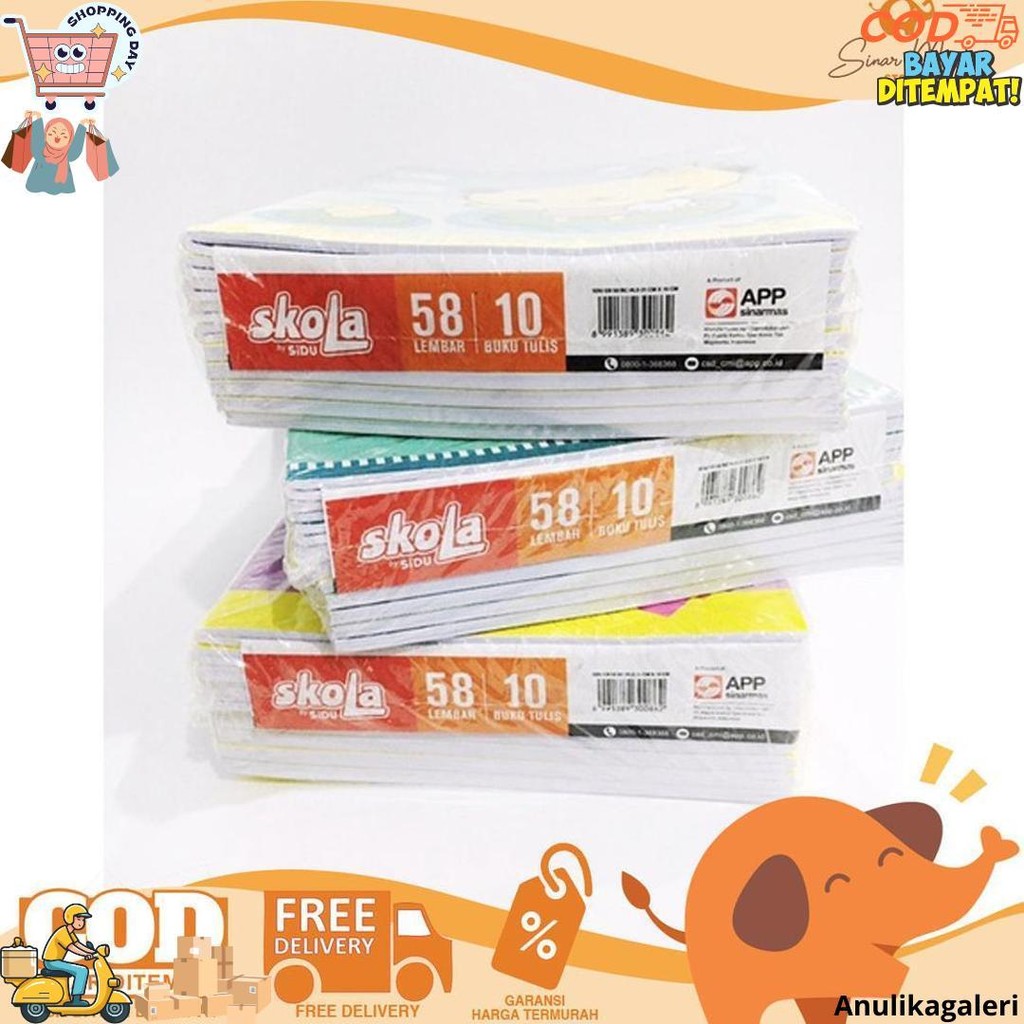 

Skola Buku Tulis 58 Lembar Bergaris Dijual Pak Murah Berkualitas D Promo Puncak