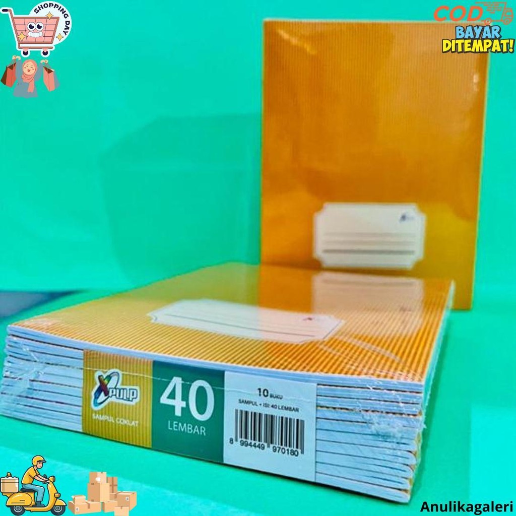 

Buku Tulis Craft X-Pulp 40 Lembar/10 Buku D Terlaris