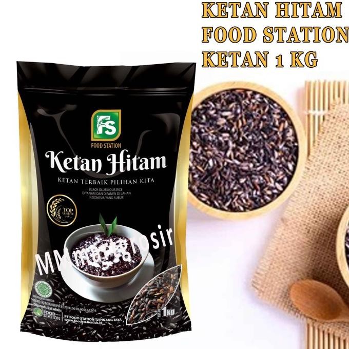 

Baru BERAS KETAN HITAM FOOD STATION 1KG