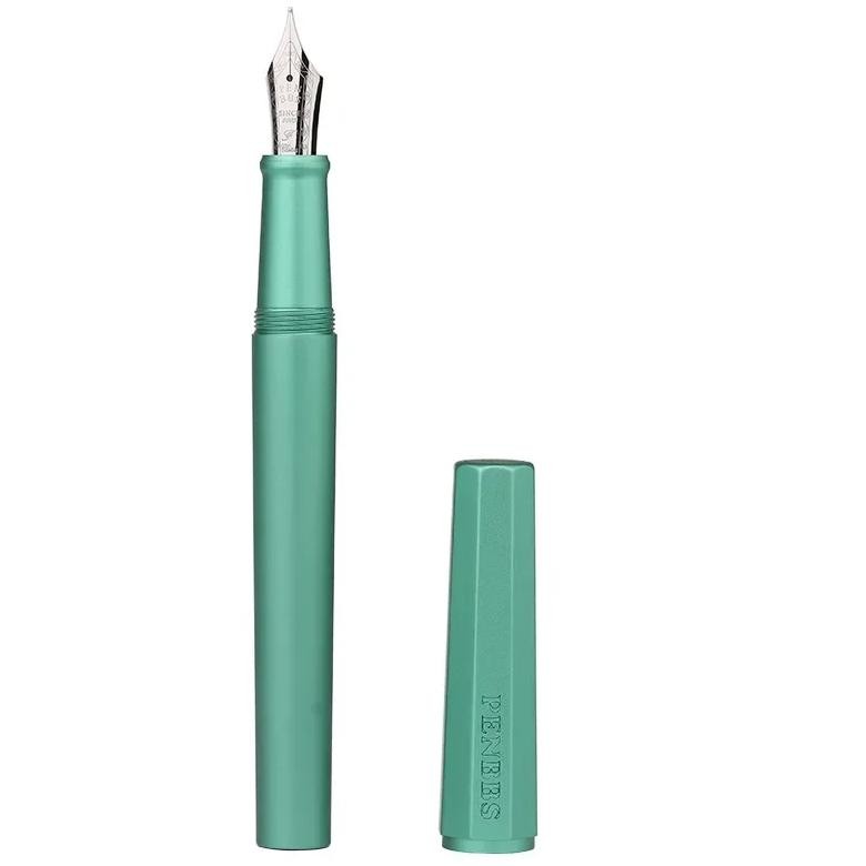 

Penbbs 350 Multicolored Aluminum Alloy Fountain Pen Anode Octagonal Fine Nib Ink Pen With Gift Case Office Business Writing Set