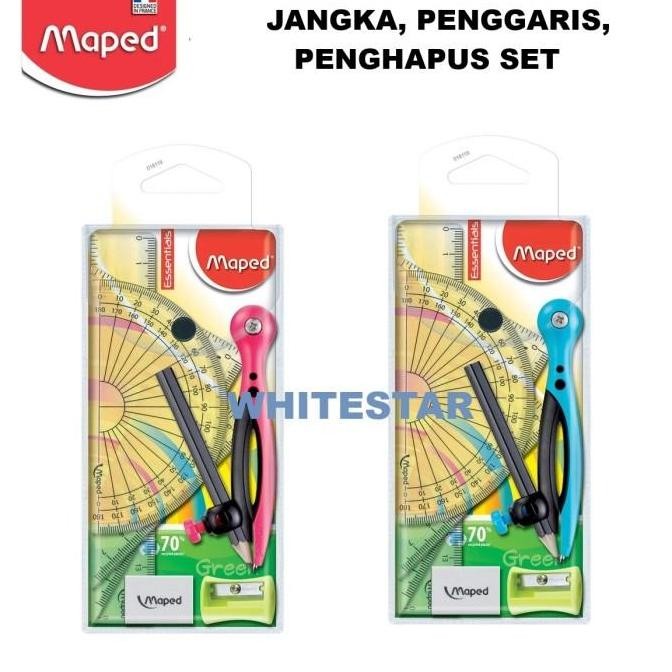 

Produk Baru!! Maped Compass Set (8Pcs) Jangka , Penggaris Lengkap, Rautan ,Penghapus