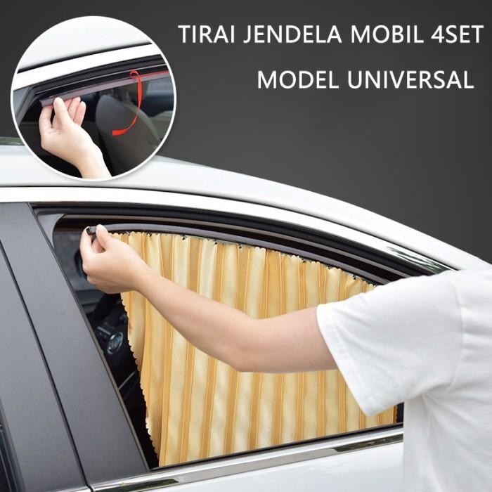 Premium Sunshade Tirai Magnet Gorden Hordeng Kaca Mobil Pajero Sport Original Dan Terpercaya